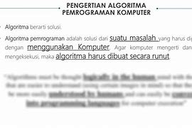 Materi Algoritma Dan Pemrograman Komputer